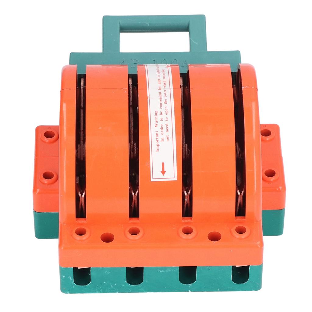 100A 4 Pole Double Throw Knife Switch Electrical Disconnect Knife Switch for Home Appliances