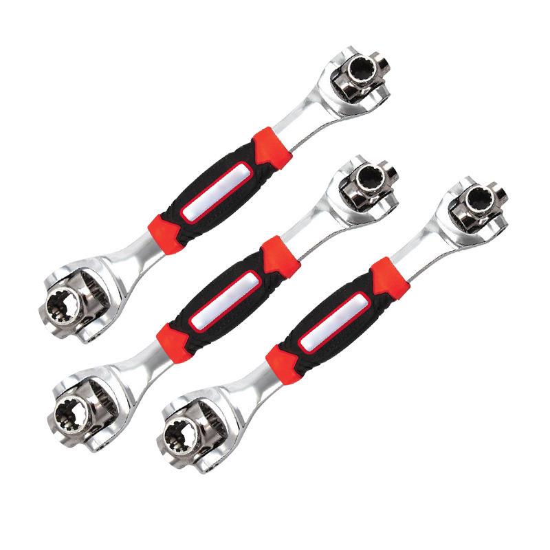 48-in-1 Multi-functional Ratchet and Hex Socket Wrench Tool