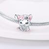 Copper Pink Rabbit Cat Dog Animal Series Charms Beads Fit Original Fine Bracelets Diy Jewelry Giftaccessory