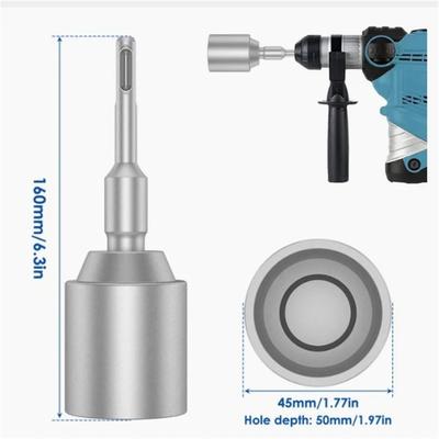 Perceuse à tige de terre SDS-Plus 30/45/65 mm, outil de forage en acier forgé, marteau perforateur