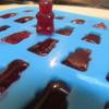Niedliche Bärenform Kuchenbackform Neuheit Silikon Schokolade Süßigkeiten Eisform Tablett