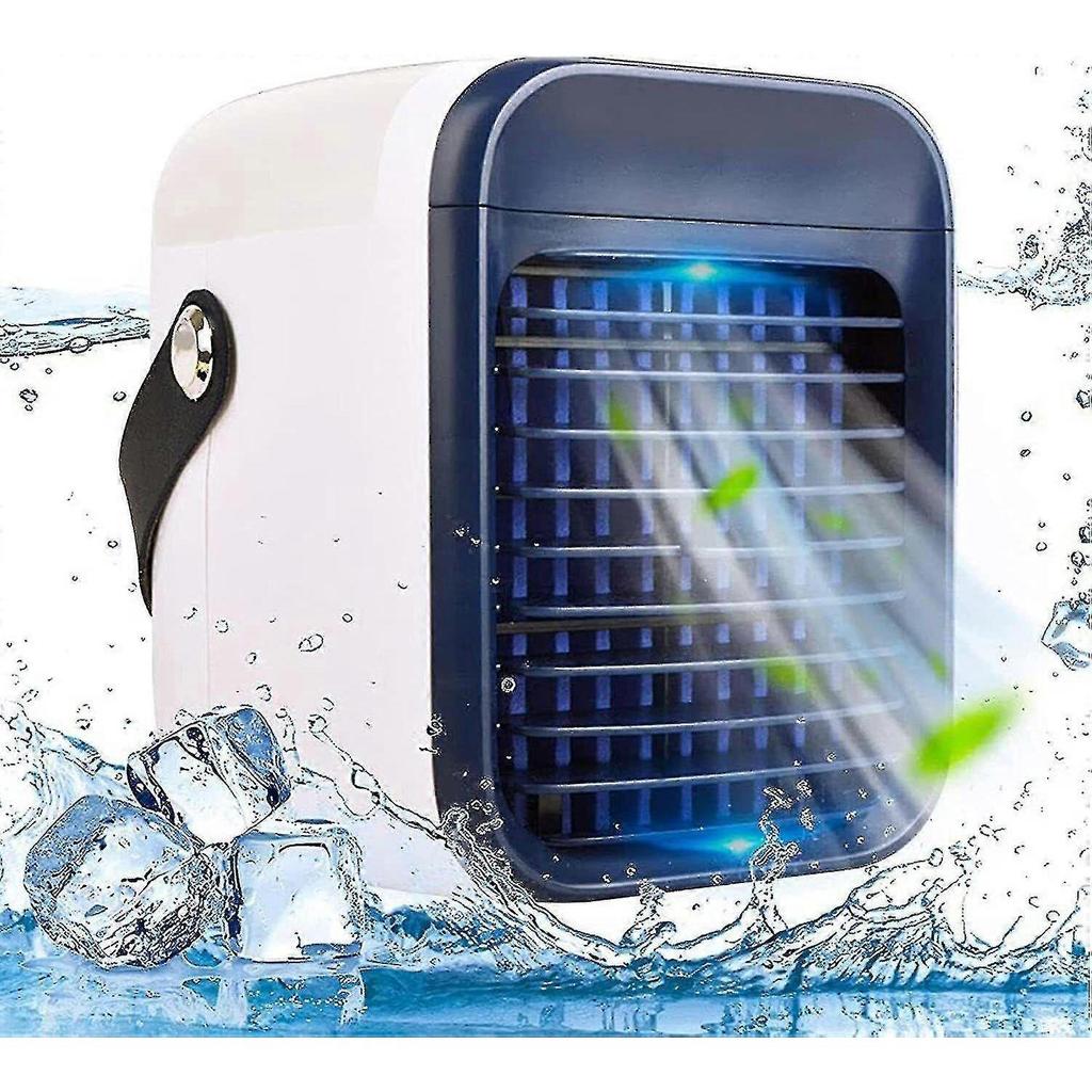 Qinux Airgo Mini Ochlazovač vzduchu Přenosný Ochlazovač vzduchu Ventilátor Klimatizační Jednotka Chladič Čistič Stůl Ložnice Pracovna,hw