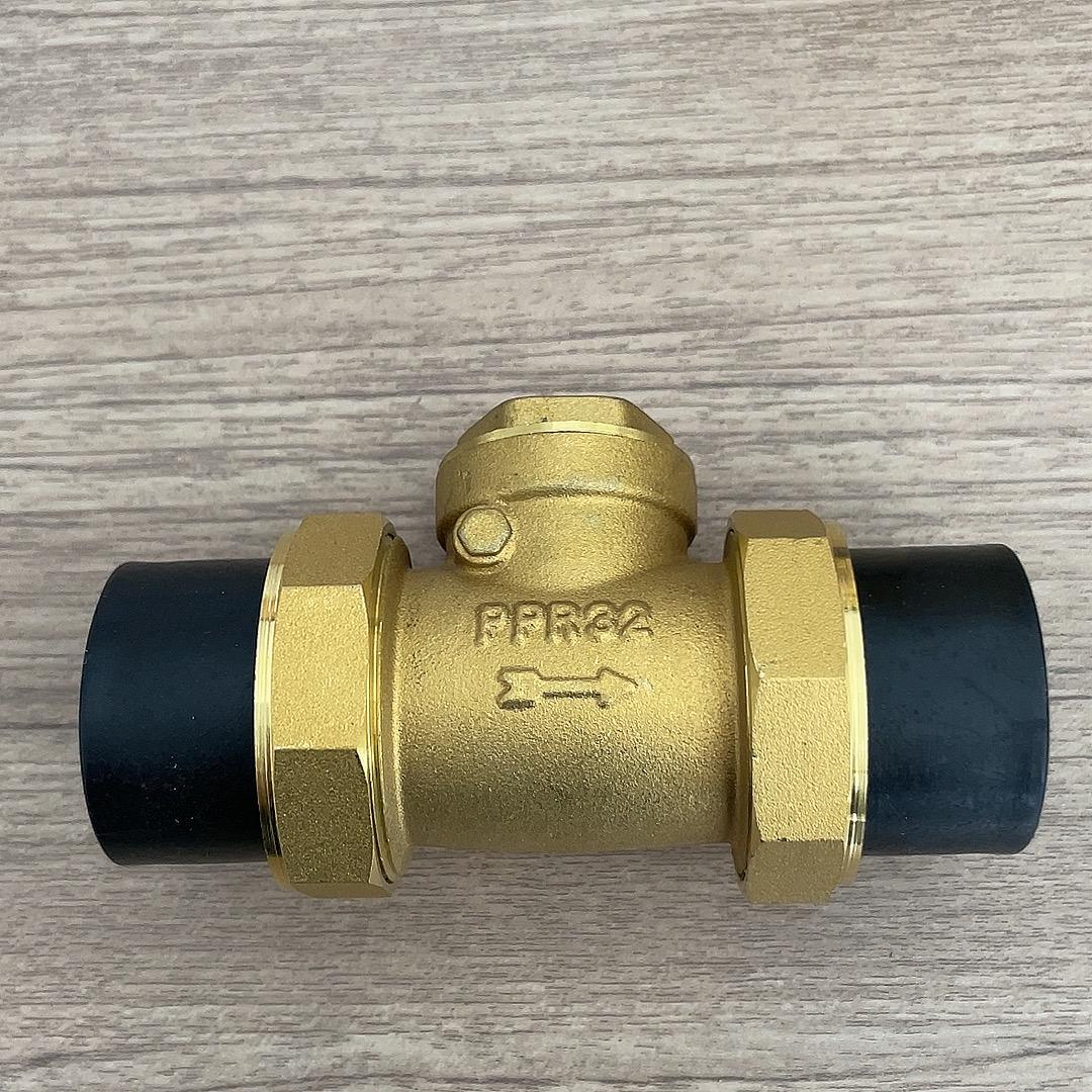 

Горизонтальний латунний зворотний клапан PPR для гарячого розплавлення, запобігання зворотному потоку та зворотного руху - Доступний у розмірах 4 точок, 6 точок та 1 дюйм.