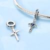 Copper Jesus Bible Cross Devil'S Eye Charms Beads Fit Original Bracelet Diy Jewelry Party Gifts