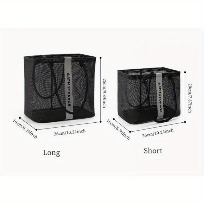 Large Capacity Cosmetic Bag Portable Travel Wash Handbag Bathroom Transparent Shower Makeup Pouch Unisex Toiletries Organizer