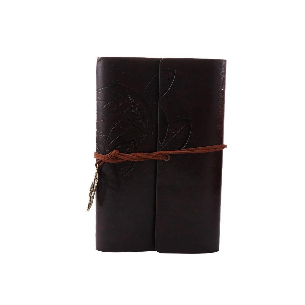 Literature Diary Journal Loose leaf Sketchbook Notepad Spiral Note Book Vintage Notebook PU Leather Paper Replaceable