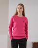 USPOLOASSN Cotton Long Sleeve Cable Round Knit_Pink