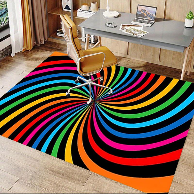 1PC Colorful Swirl Extra Large Non Slip Floor carpet, Office, family, bedroom, Studio   Large Area Rug Indoor Rugs, , Vibrant Colors