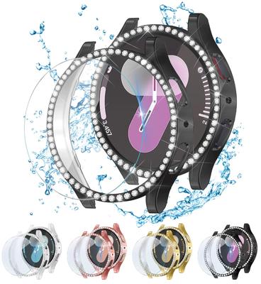 Θήκη Glass+Diamond για Samsung Galaxy Watch 7 Αξεσουάρ 44mm 40mm Προστασία οθόνης Σκληρός υπολογιστής All-around Bumper Galaxy Watch 7 40mm Κάλυμμα
