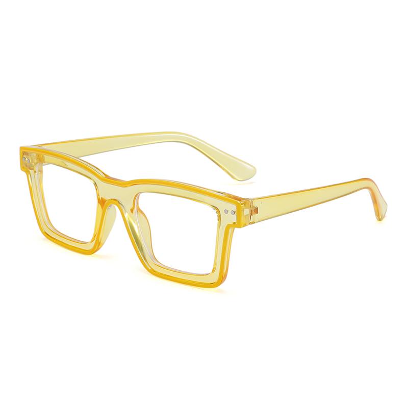 Anti-Blue Light Glasses Colorful Square Eyewear Women Fashion Luxury Eyeglasses Blue Light Blocking Man Lady Computer Eyeglas