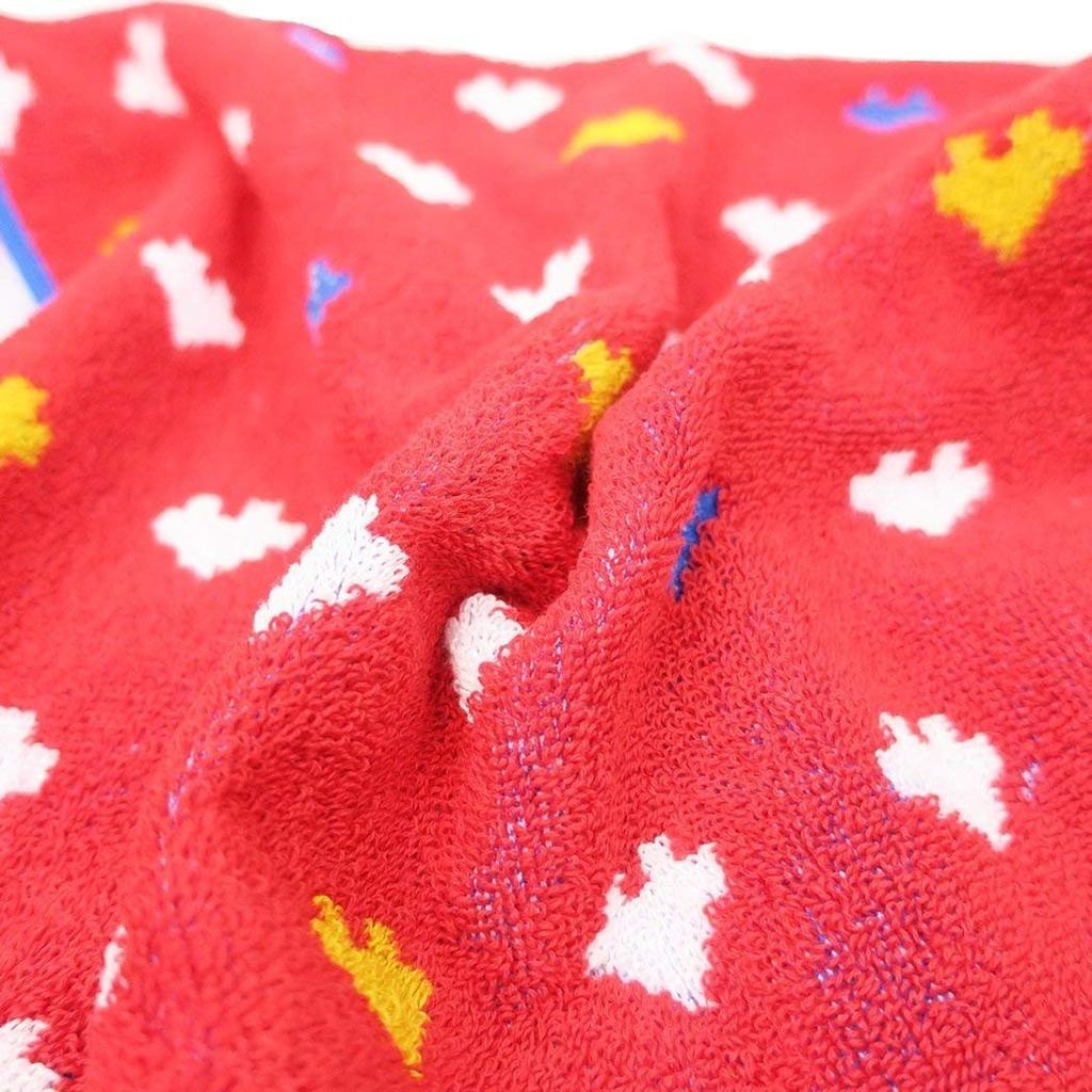 Marushin Sanrio x TOKYO Heart Pixel Face 34 x Cotton Jacquard Product 3005027000 PiXEL. Towel, 80cm, 100% Towel, Number