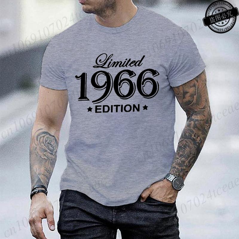 Made In 1966 Mens Short Sleeved TShirts Limited Edition 1966 Design Printed Mens Women Tshirt Summer Top Casual Clothing