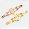 Neway High Quality Metal Watch Band Buckle 6mm Watchband Strap Silver Stainless Steel Clasp Butterfly Button Accessories