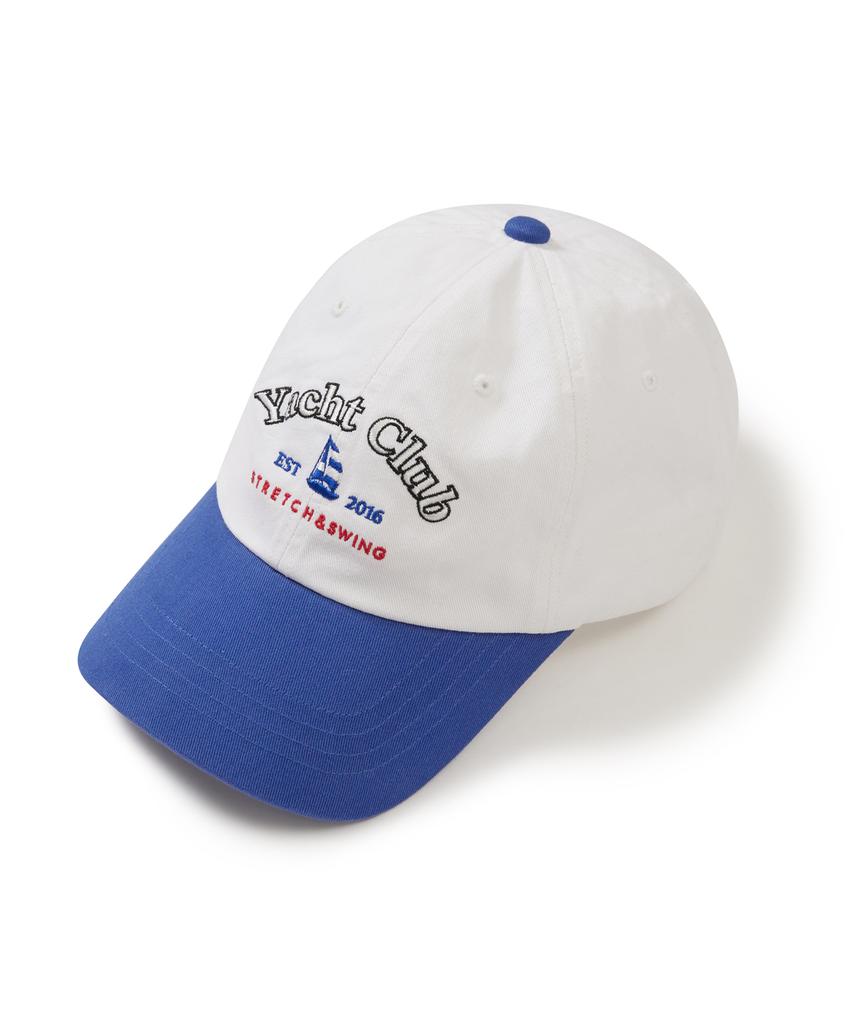 CLOVE [25Ss Clove] Lettering Ball Cap Colorblock (Blue)
