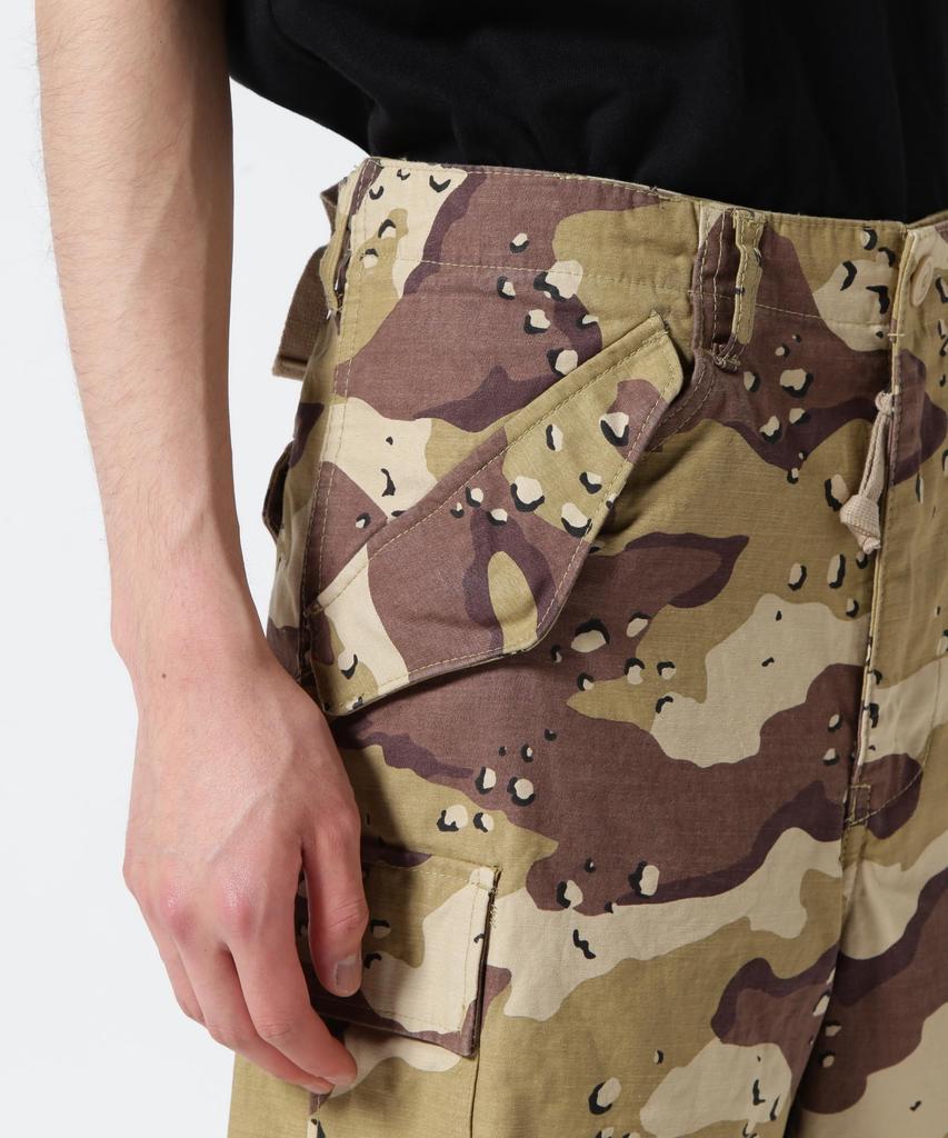 AVIREX M-65 FATIGUE SHORT PANTS S 783-2913007 Khaki Camo