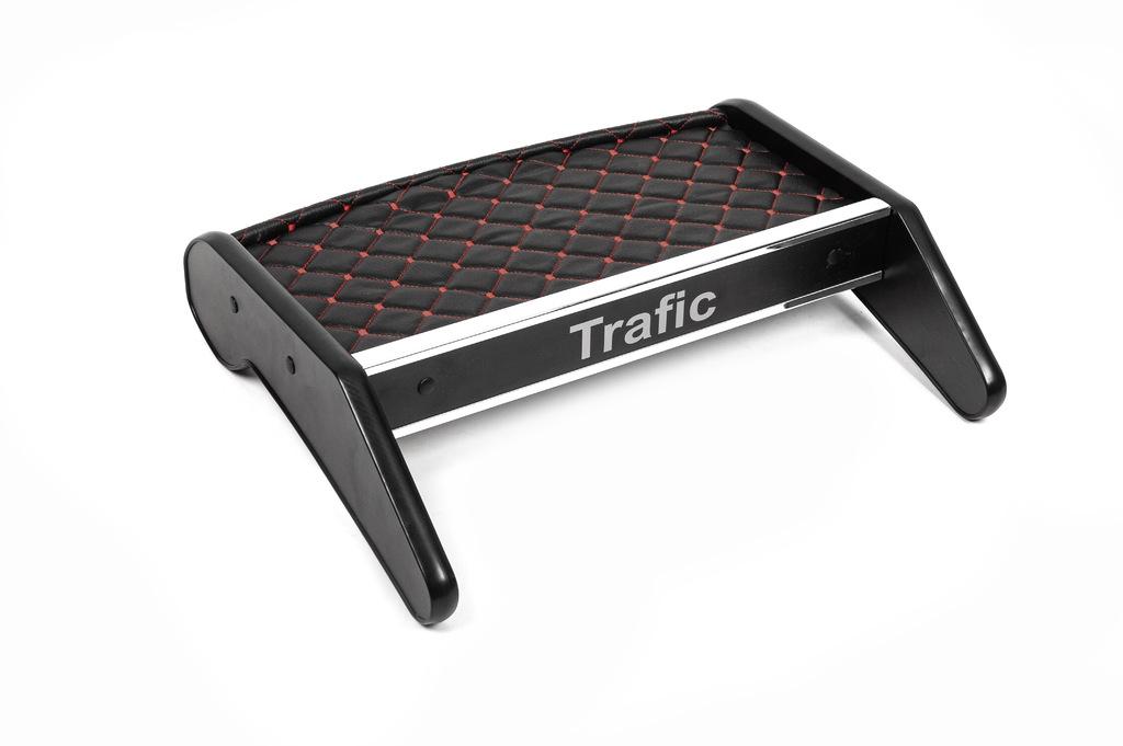 Shelf On Panel (2010-2014, Black with Red Thread) for Renault Trafic