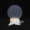 3D High-Transparency Atmosphere Night Light In Beech Wood with Uncarved Acrylic Board