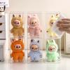 1pc transparent labubu dustproof display box, cotton doll stackable storage box suitable for toy collection and storage box