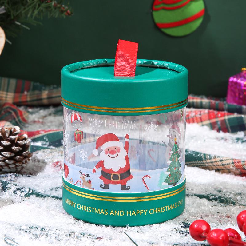 Original Christmas Gift Box: Snack Nuts, Hat, and Purse Set Souvenir