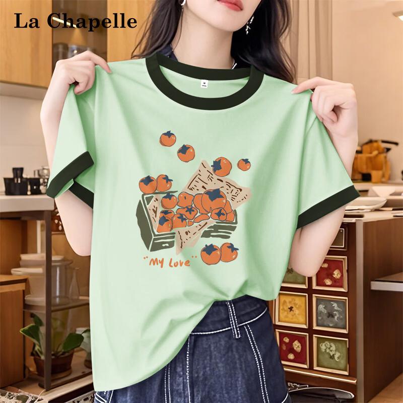 La Chapelle Women s American Retro Graphic T-Shirt S