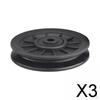 3xBearing Pulley Wheel for Cable Machine Home Gym Fitness Workout Hole 10mm
