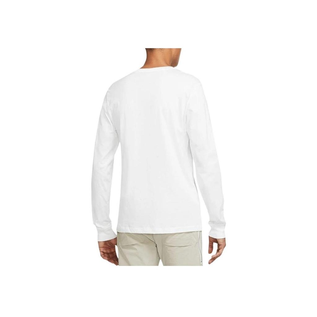 Nike Alphabet Logo Print Crew Neck T-Shirt Men Tops White DR8075-100