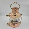 Brass  Copper Anchor Oil Lamp Nautical Maritime Decor