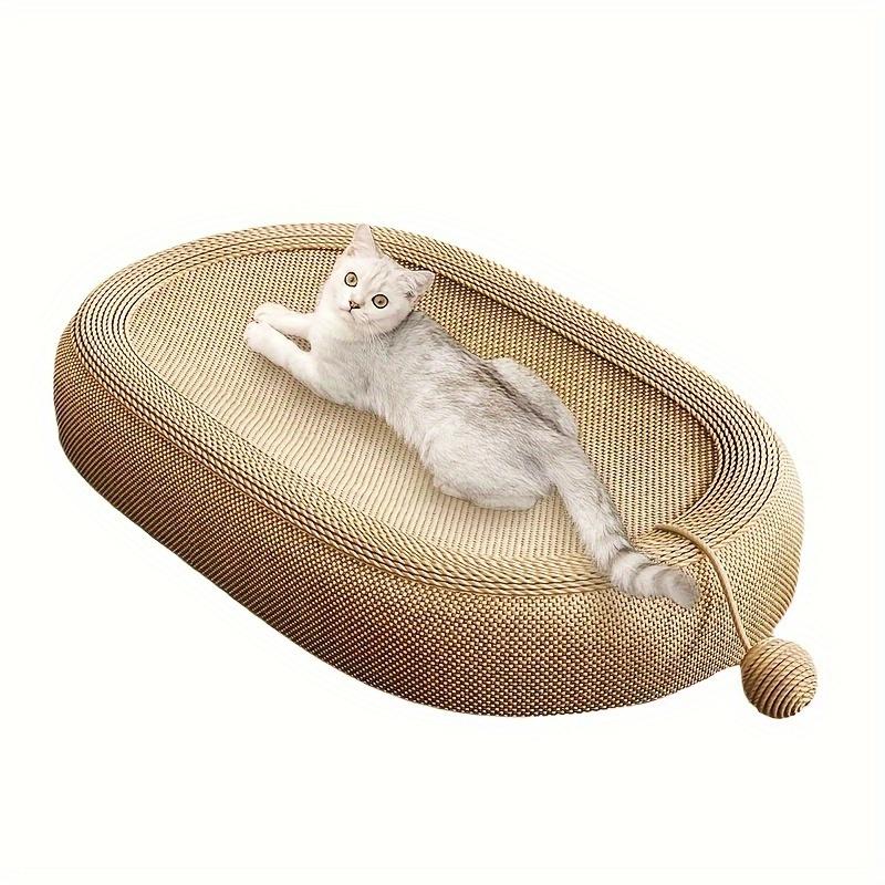 1pc Cat Scratching Board and Bed Integrated Toy Ball Set - Four Seasons Universal - Multi-functional Durable Sisal Cat Scratching Sand Leisure Chair