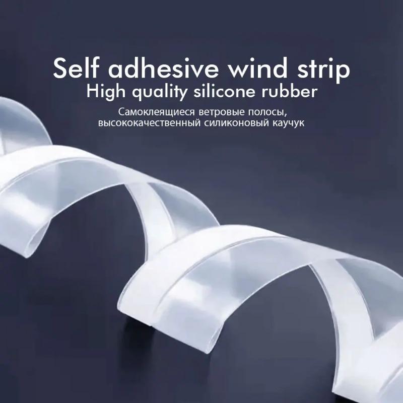 5M Door Bottom Seal Strip Weather Window Rubber Seal Weatherstrip Windproof Dust Self Adhesive Door Windshield Sealing Tape