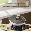 Chui Da Huang 32cm Weißer Jade Antihaft-Wok mit Deckel