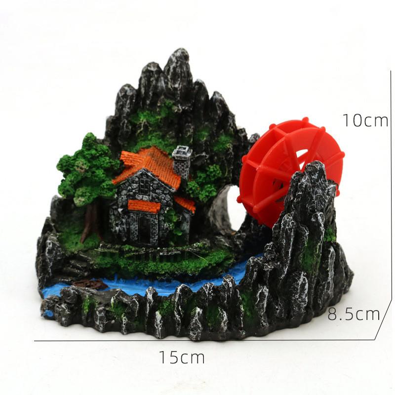 

Aquarium Decoration Resin Rockery Ornaments Aquarium Landscaping Accessories Fish Tank Decoration Artificial Mountain Gifts