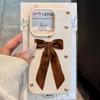 Brown Bow Print Design Phone Case For iPhone 17 Pro Max 16 Plus 15 14 13 12 11 Pro Max 16E 17Air XS X XR Soft Cover