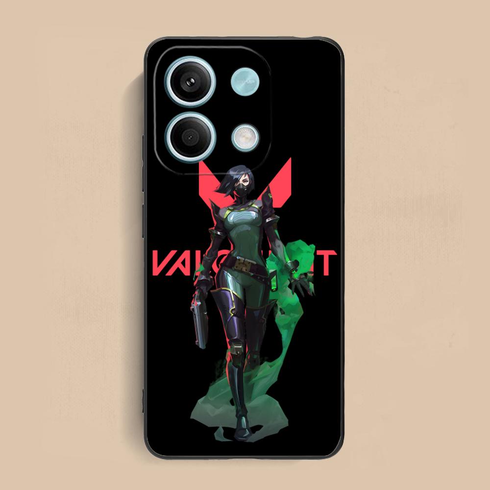 

Valo Viper Phone Case for Xiaomi Redmi Note 14 13 12 11 S Pro Plus 4G 5G Soft TPU Shockproof Cover Redmi Note 11S 4G