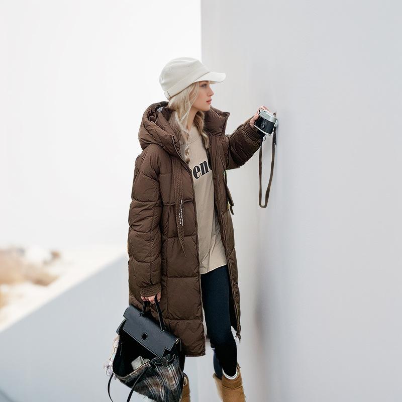 GMXIA Damen Vintage Casual Einfarbig Druck Herbst Winter Langarm Kapuzenjacken & Mäntel