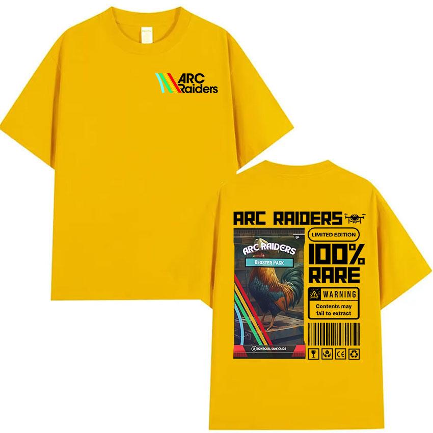 Heißes Spiel Arc Raiders Grafik T-Shirt Herren Damen Vintage Hohe Qualität Mode T-Shirts Lässig 100% Baumwolle Kurzarm T-Shirt
