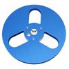 14 7 Inch Empty Reel 3 Hole Aluminum Alloy Opening Machine Part Takeup Reel for TEAC Blue