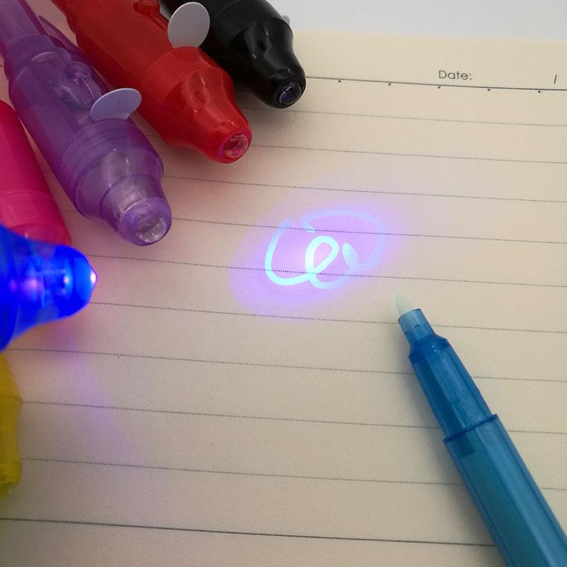 UV Invisible Ink LED Light Pen for Counterfeit Detection and Magic Tricks