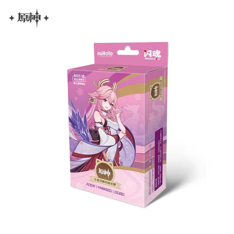 Genshin Impact Card Vol.3 Genius Invokation Tcg Battle Card Anime Character Competitive Booster Activity Collection Cards In Stock
