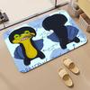 Anime F-fuggler Floor Mat Diatomite Bath Mat, Quick Dry Absorbent Non-Slip Door Mat