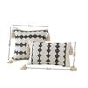 New Rustic Retro Lumbar Pillow Cover with Tassels Cotton Linen Boho Pillow Case Decorative Cushion Covers Home Decor