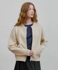 BELLOL Two-Way Knit Zip-Up Cream