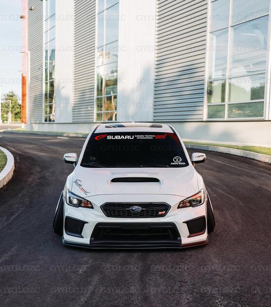 STI Subaru Dørklistremerker for og og Vanntett Levorg, WRX, Outback, BRZ, Forester, G4, Crossover, XV. Kjølig, Varmebestandig, Reflekterende, (Spikret)