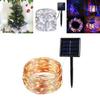 High Efficiency Solar Powered 100 Led Copper Wire Light String For Garden