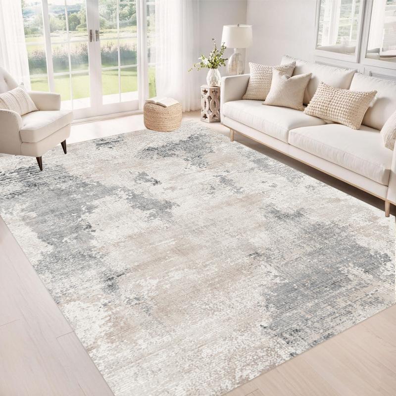 Minimalist Home Carpet Nordic Style Retro Living Room Decor Rug Bedroom Bedside Non-slip Mat Multiple Sizes for Daily Home Decor