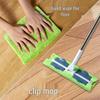 Thick Double-Layer Absorbent Flat Mop Cloth Replacement - No-Shed Wiping Cloth for Floor Cleaning