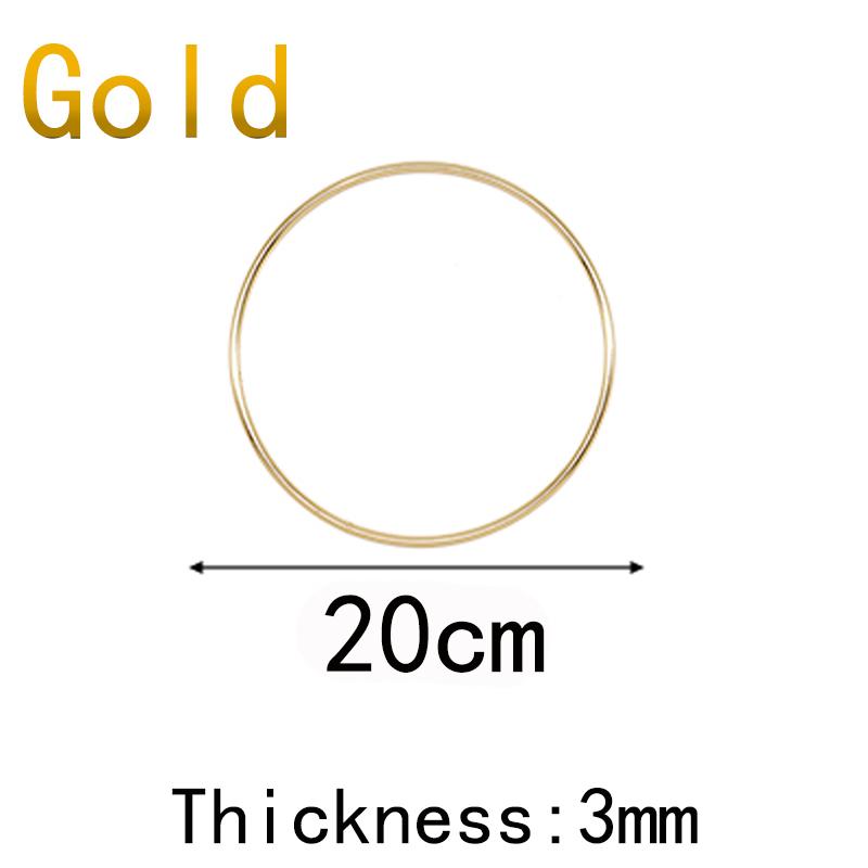 10-30cm Metal Hoop Wreath Frame Wire Ring Flower Garland Holder Rings DIY Macrame Floral For Wedding Decoration Dream Catcher