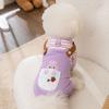 Dog Overalls Fake Two Cute Animals Can Be Towed Four-legged Teddy Bear Small Dog Autumn and Winter Pet Clothes