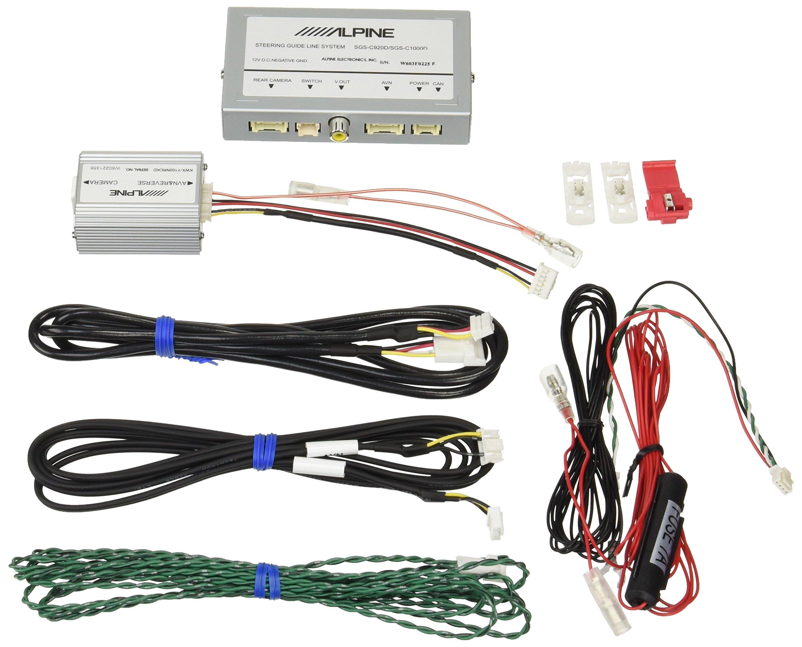 

Только для автомобилей, оснащенных головным устройством ALPINE серии 50 для Prius. Блок отображения направляющих линий заднего вида с привязкой к рулевому управлению SGS-Y200NR-PR2