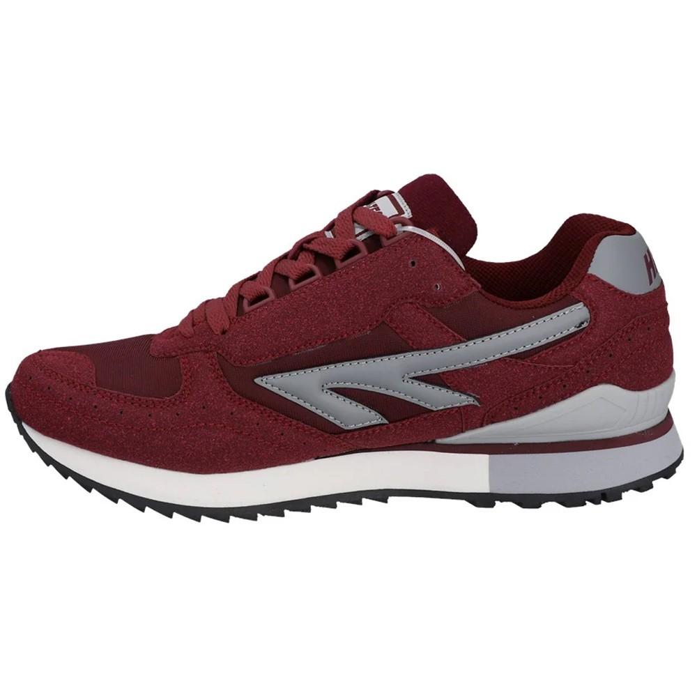 Hi-Tec Mens Silver Shadow Suede Trainers