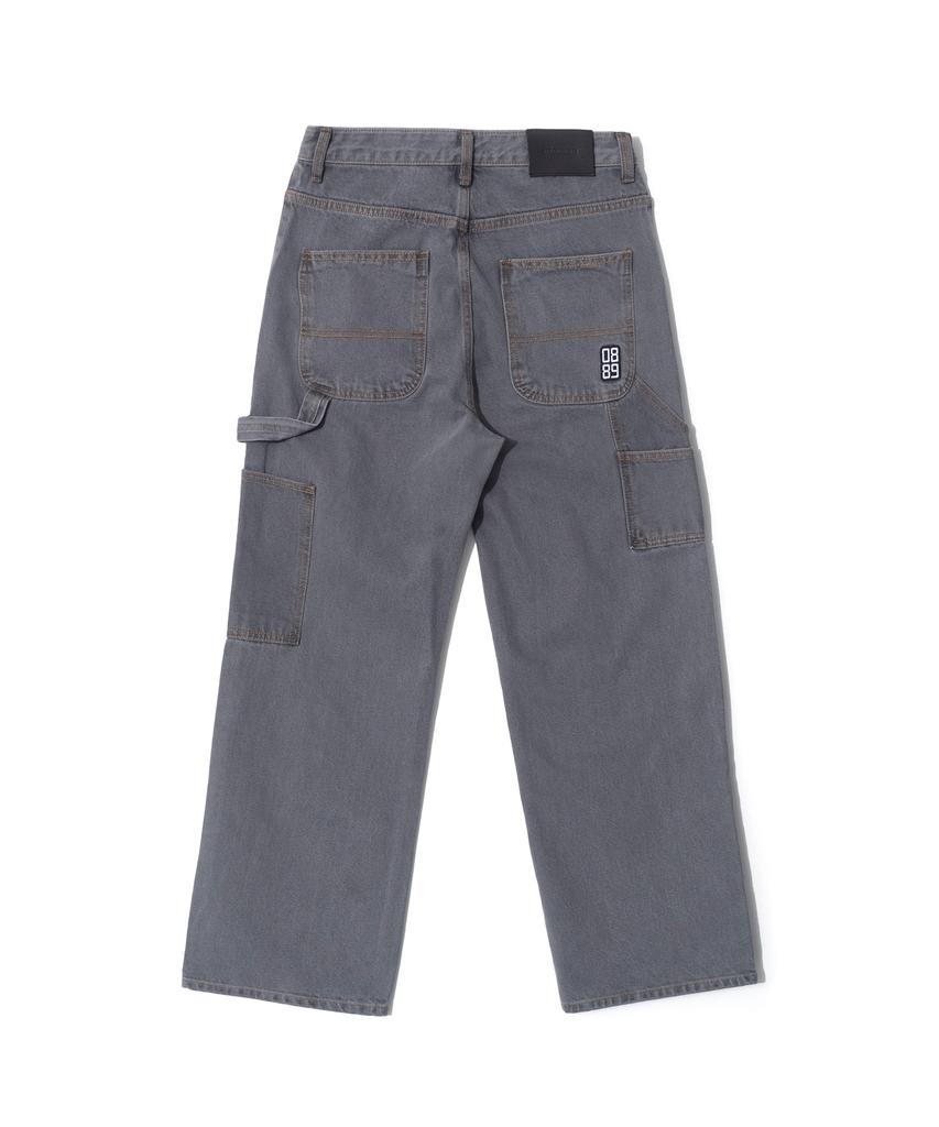QT8 GARMENTS Rg Denim Carpenter Pant (Grey)
